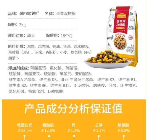 科学喂养（以狗粮为例，教你如何科学喂养你的爱宠）