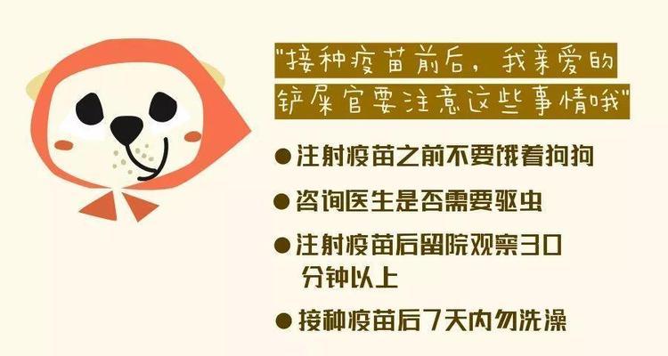 狗狗第二年疫苗（为您的爱犬提供全面保护，关键在于第二年疫苗接种）