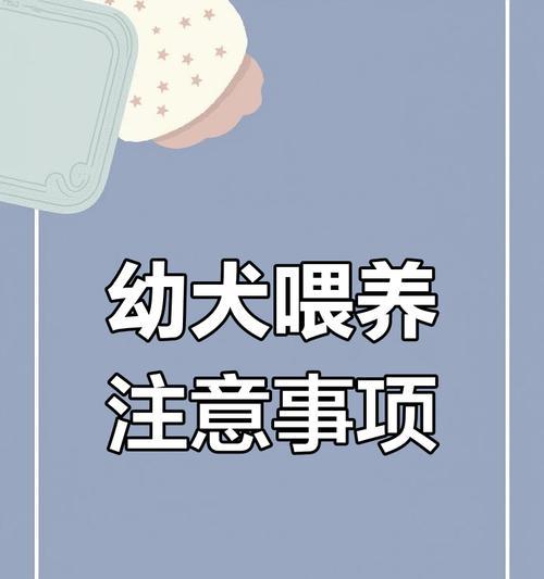 如何正确喂养幼犬（关键注意事项让你的幼犬健康成长）