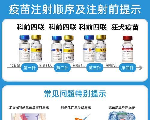 成犬疫苗注射频率的确定（为保护宠物健康，了解疫苗接种的最佳时间）