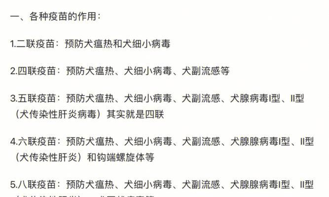 狗狗回家多久能打疫苗（了解疫苗接种的时间表和关键因素）